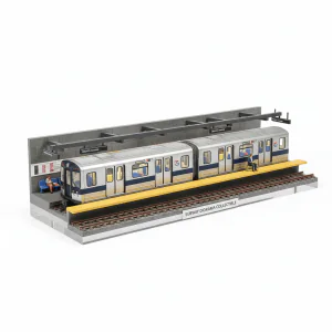 Detailed Subway Station Diorama