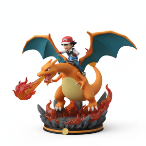 Ash & Charizard