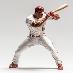 Baseball Players Figurines