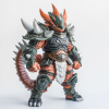 1 (3) Dragon-Themed Action Figures