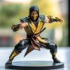 1 (4) Mortal Kombat Figurines