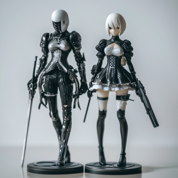 huia0520_Nier_Automata_figures._Futuristic_detailed_elegant_ico_d4c80de6-33bc-45ff-930b-2e74435c3ae4 Nier: Automata