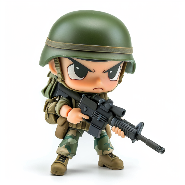 Chibi Military Figure