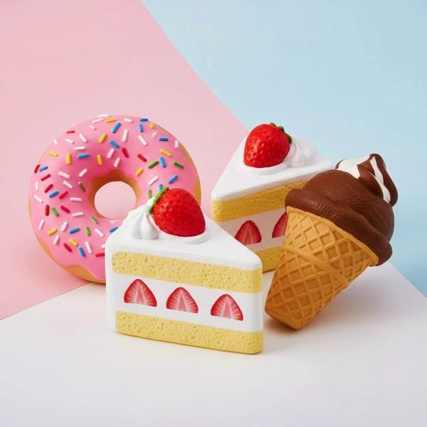 8d51e9882459dce17cf868de04c5a6d7 Large Strawberry Cake Squishy