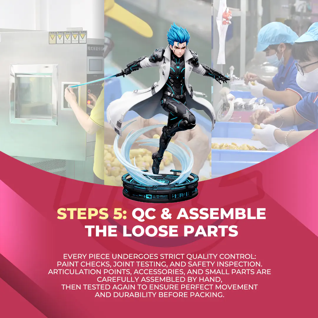 PVC toy manufacturing process at HLL Toys - Custom PVC toys and collectibles made with precision | OEM & ODM services